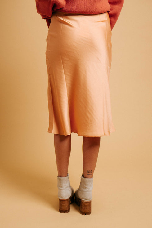 Golden Girl Midi Skirt