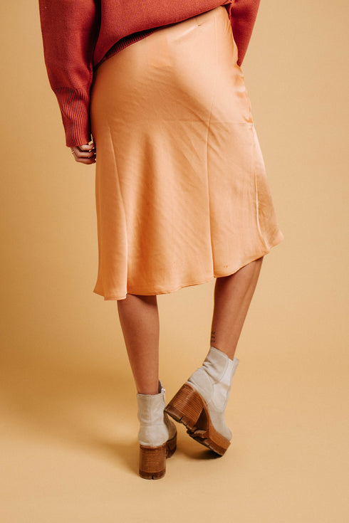 Golden Girl Midi Skirt