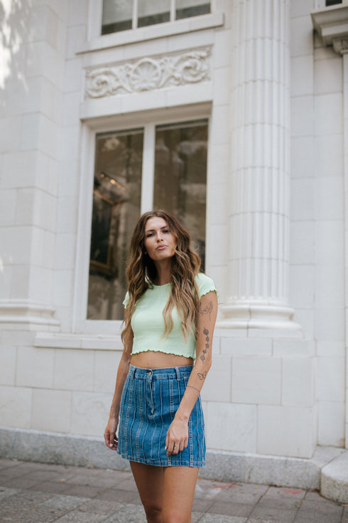 Denim Daze Mini Skirt