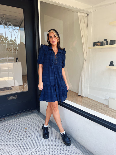 Hunny Girl Plaid Dress