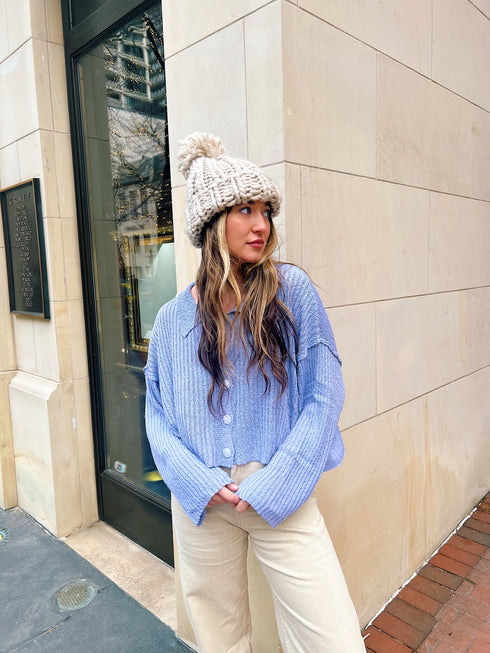 Lazy Love Top// Blue