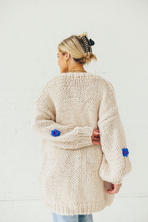 Buy Her Flowers Cardigan // Cream