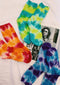Play It Loud Tie Dye Socks// Purple Combo