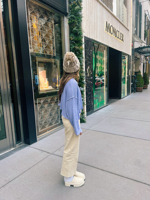 Lazy Love Top// Blue