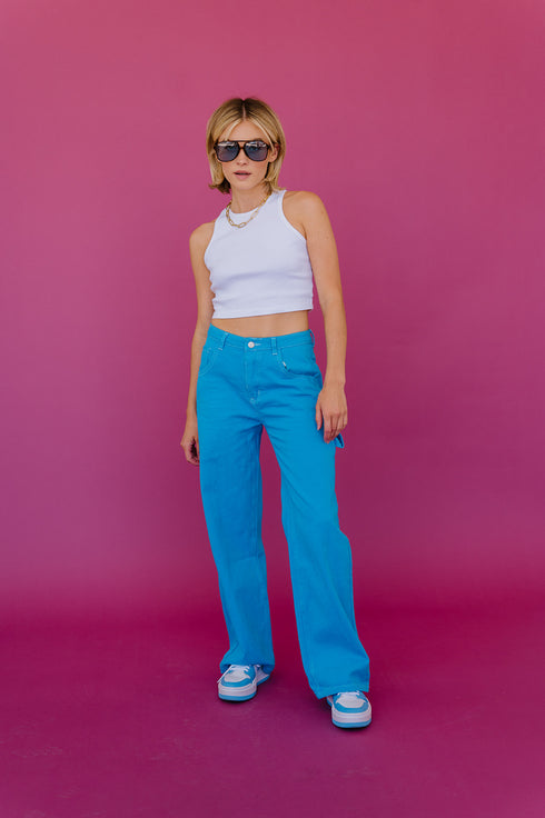 Bowie Cargo Pants // Cobalt