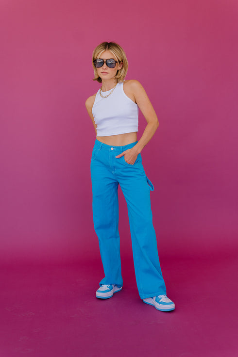 Bowie Cargo Pants // Cobalt