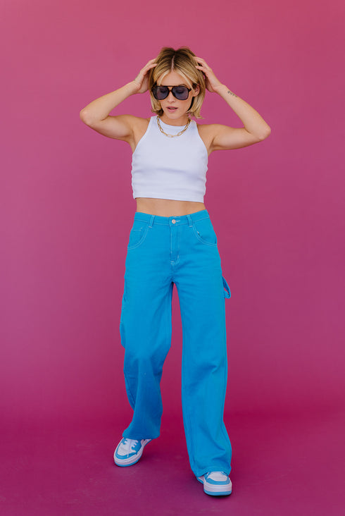 Bowie Cargo Pants // Cobalt