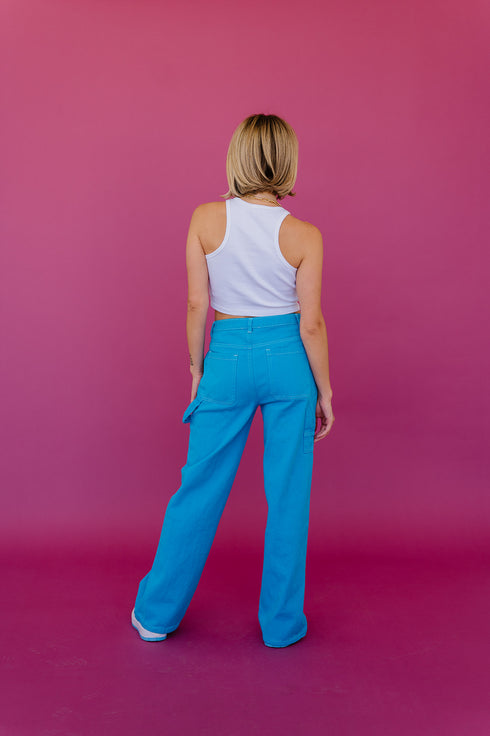 Bowie Cargo Pants // Cobalt