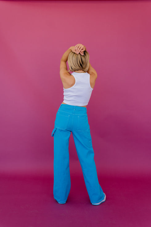 Bowie Cargo Pants // Cobalt