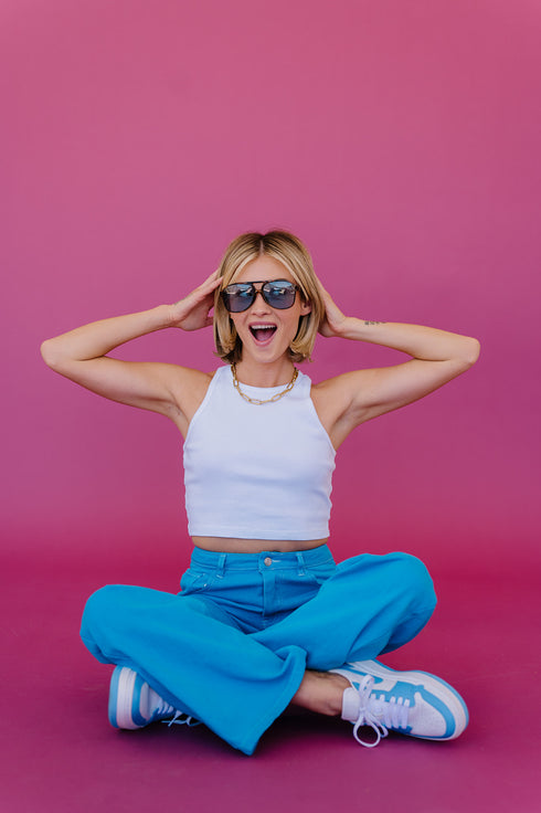 Bowie Cargo Pants // Cobalt