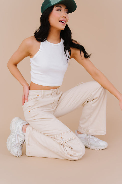 East Village Cargo Pants // Cream *RESTOCKED*