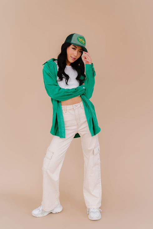 Melrose Ave Top// Emerald