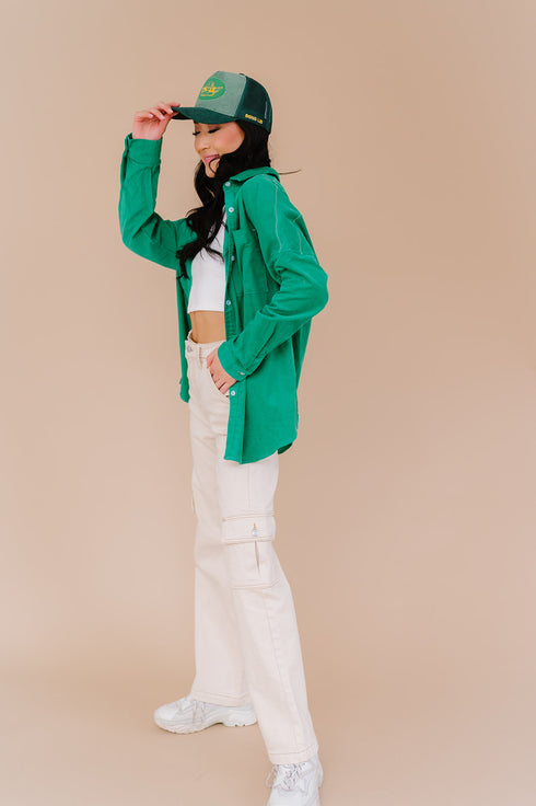 Melrose Ave Top// Emerald