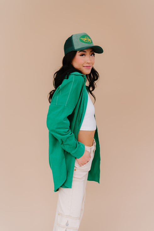 Melrose Ave Top// Emerald