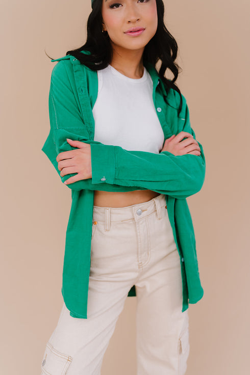 Melrose Ave Top// Emerald