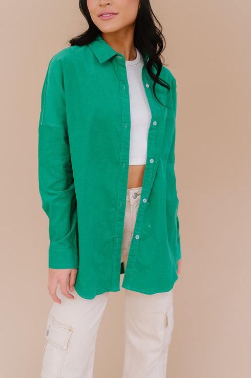 Melrose Ave Top// Emerald