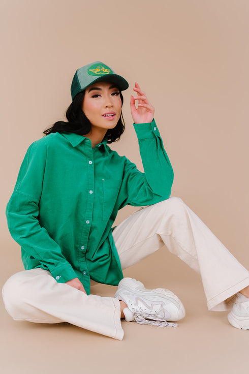 Melrose Ave Top// Emerald