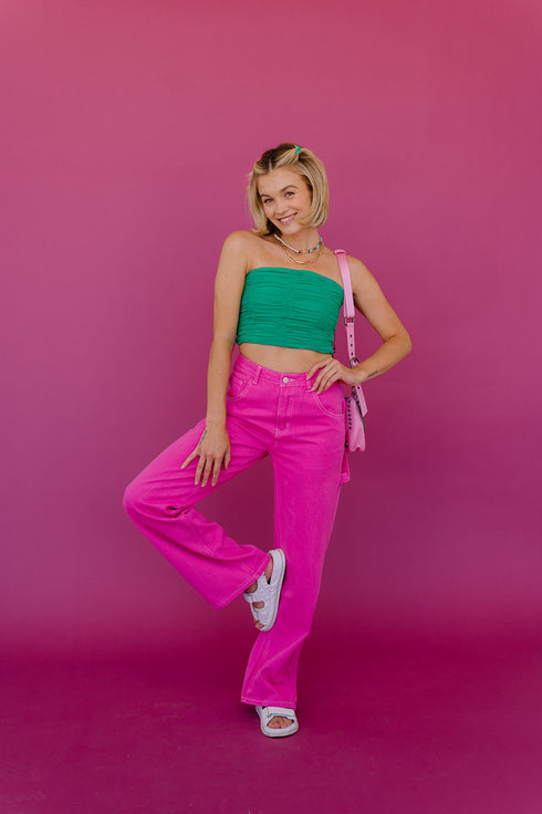 Bowie Cargo Pants // Pink