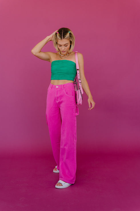 Bowie Cargo Pants // Pink