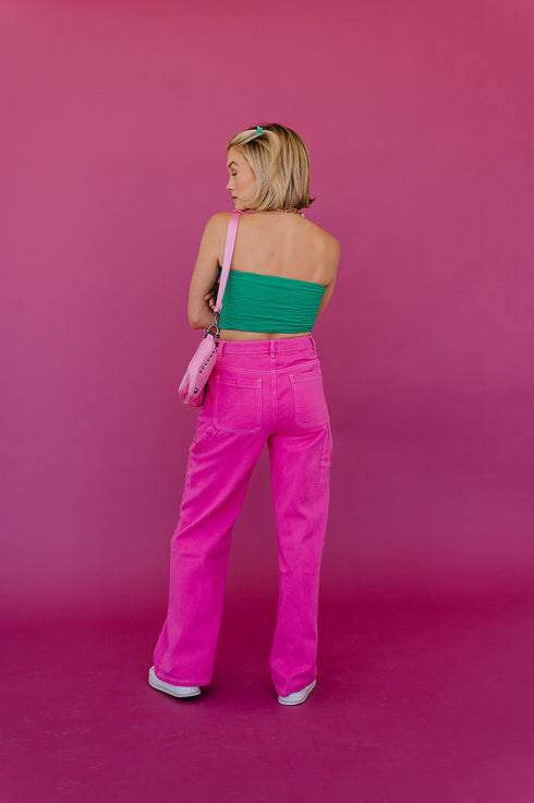Bowie Cargo Pants // Pink