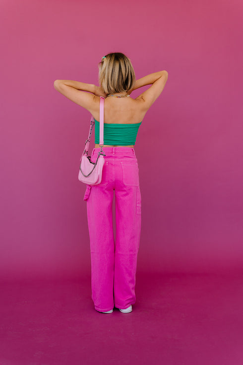 Bowie Cargo Pants // Pink