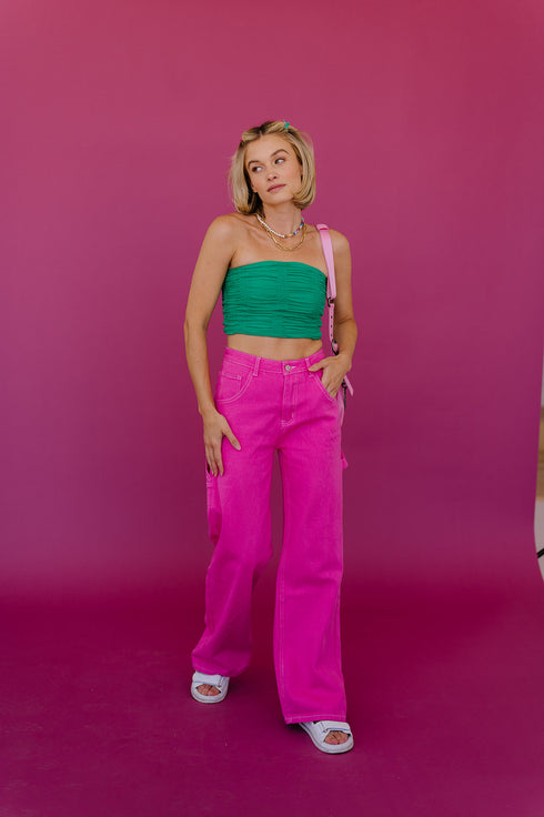 Bowie Cargo Pants // Pink