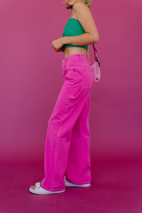 Bowie Cargo Pants // Pink