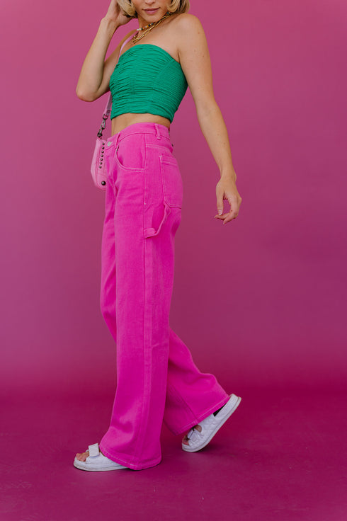 Bowie Cargo Pants // Pink