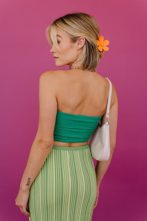 Summer Fling Knit Skirt// Kiwi