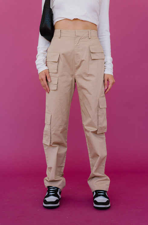 Cool Girls Club Cargo Pant // Tan