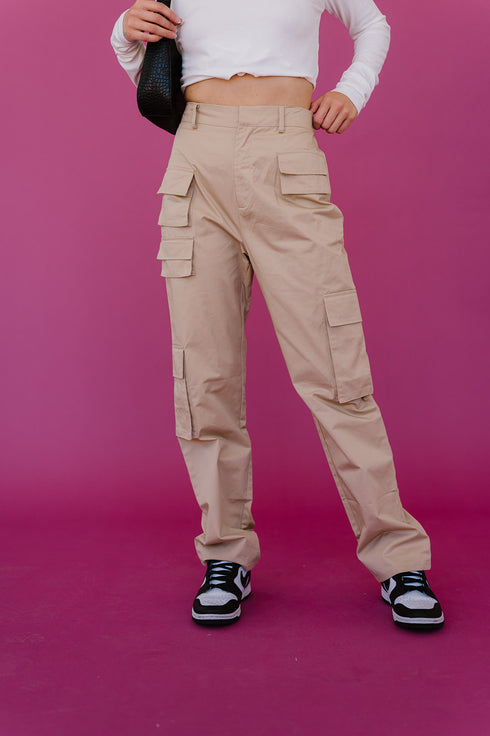 Cool Girls Club Cargo Pant // Tan