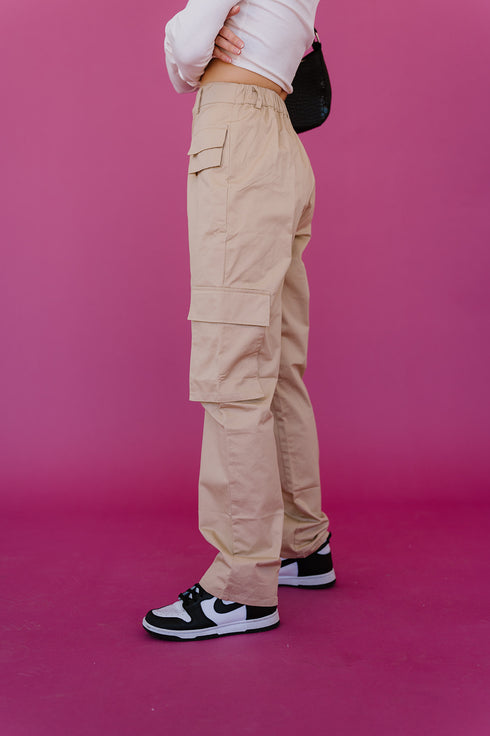 Cool Girls Club Cargo Pant // Tan