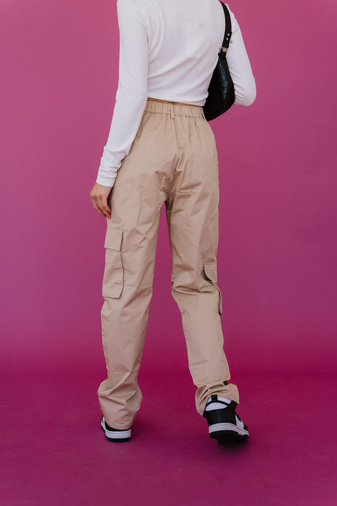 Cool Girls Club Cargo Pant // Tan