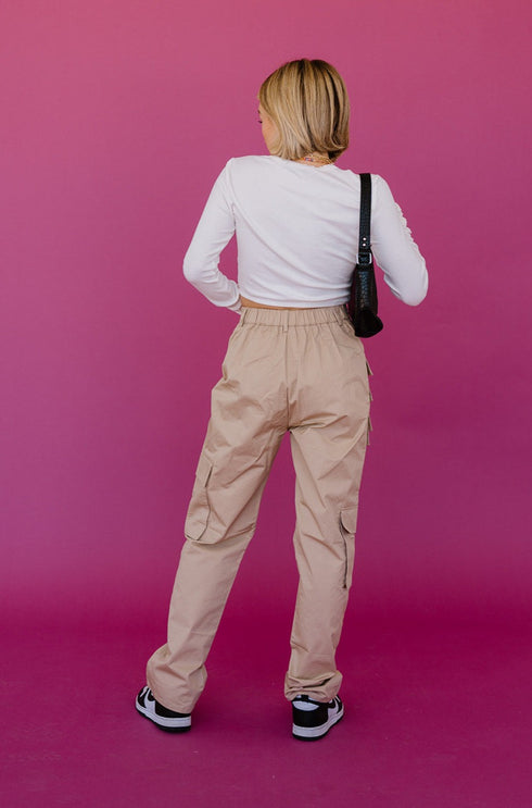 Cool Girls Club Cargo Pant // Tan