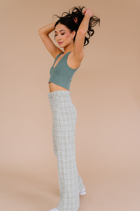 On The Groove Plaid Trouser *RESTOCKED*