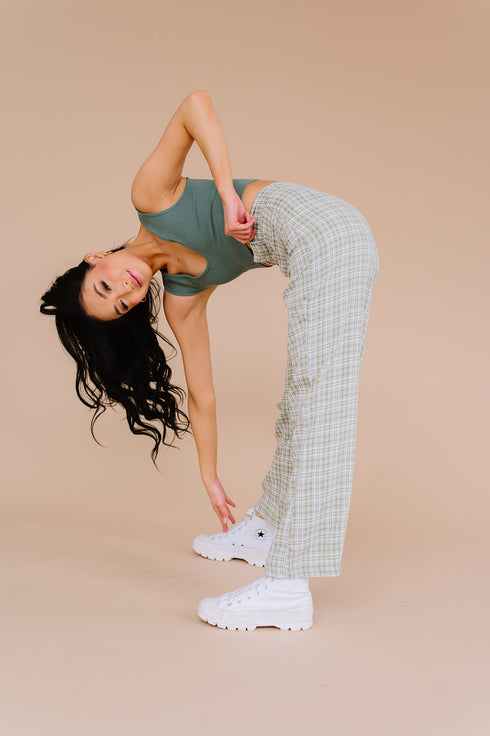 On The Groove Plaid Trouser *RESTOCKED*