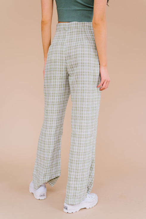 On The Groove Plaid Trouser *RESTOCKED*