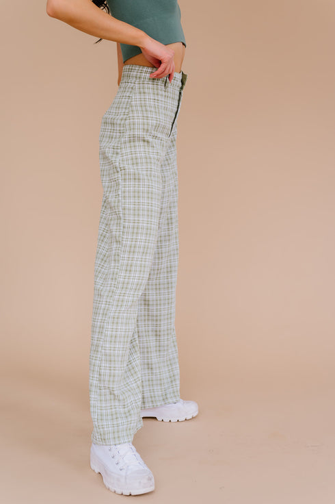 On The Groove Plaid Trouser *RESTOCKED*