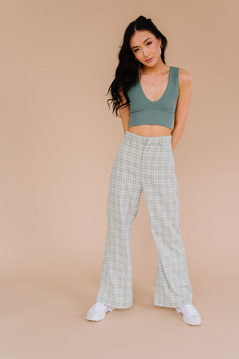 On The Groove Plaid Trouser *RESTOCKED*