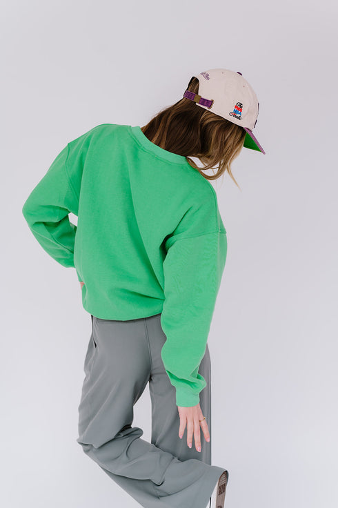 Beach Club Pullover// Green