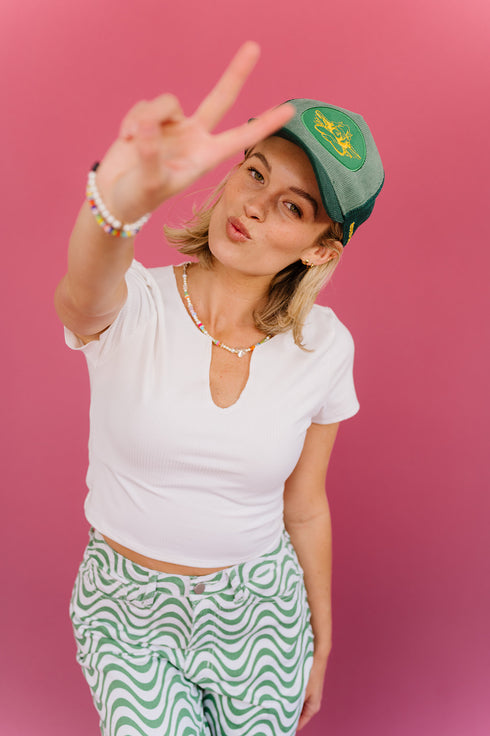 Holy Grail Top // White