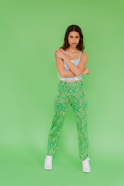 Good Days Smiley Tank // Blue