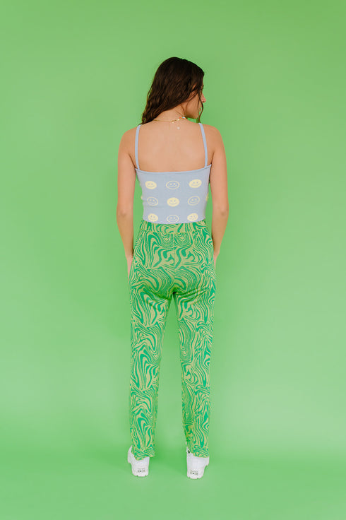 Good Days Smiley Tank // Blue