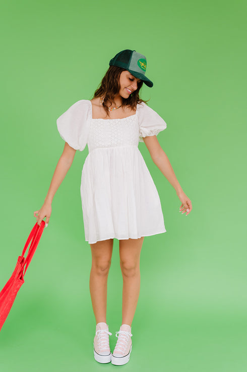 Summer Lovin' Dress// White