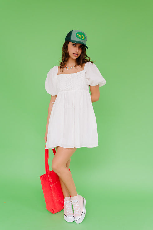 Summer Lovin' Dress// White