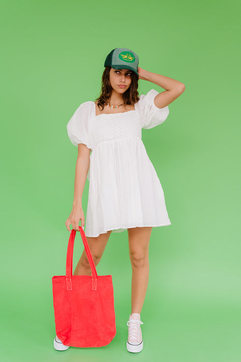 Summer Lovin' Dress// White