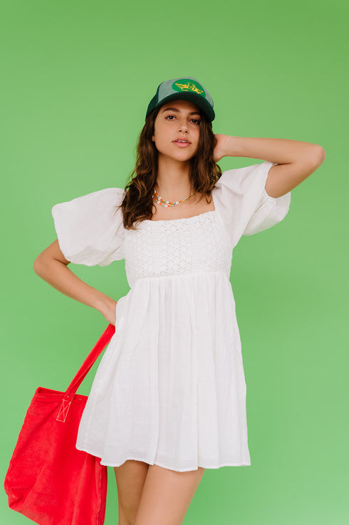 Summer Lovin' Dress// White