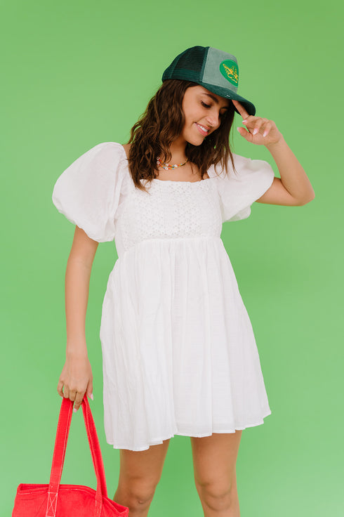 Summer Lovin' Dress// White