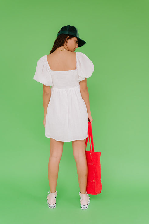 Summer Lovin' Dress// White