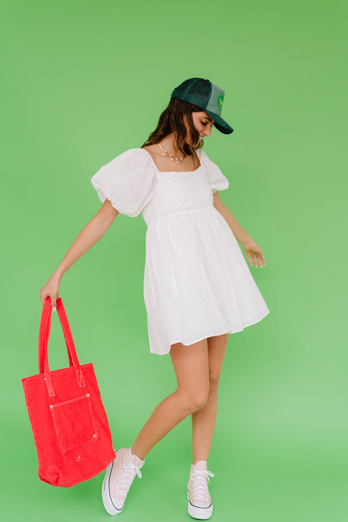 Summer Lovin' Dress// White